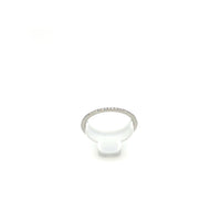 Platinum Light Scoop Diamond Band .12 Carats