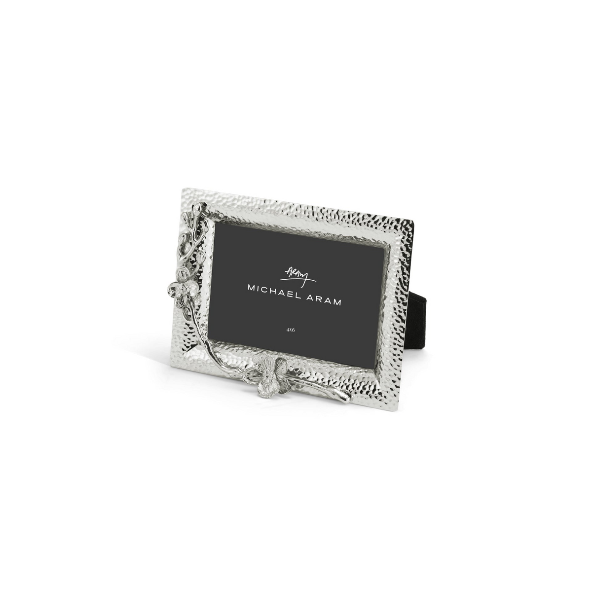 White Orchid Photo Frame 4x6