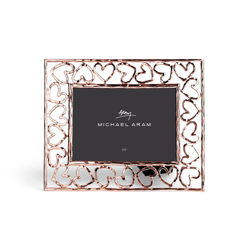 Michael Aram 5x7 Rose Gold Heart Frame