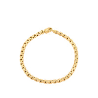 14K Yellow Gents Gold 3.5MM Box Chain Bracelet img1