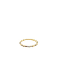 14K Yellow Gold 7-Station Lab-Grown Round Diamond Band img3