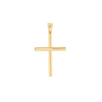 14K Yellow Gold Flat Cross