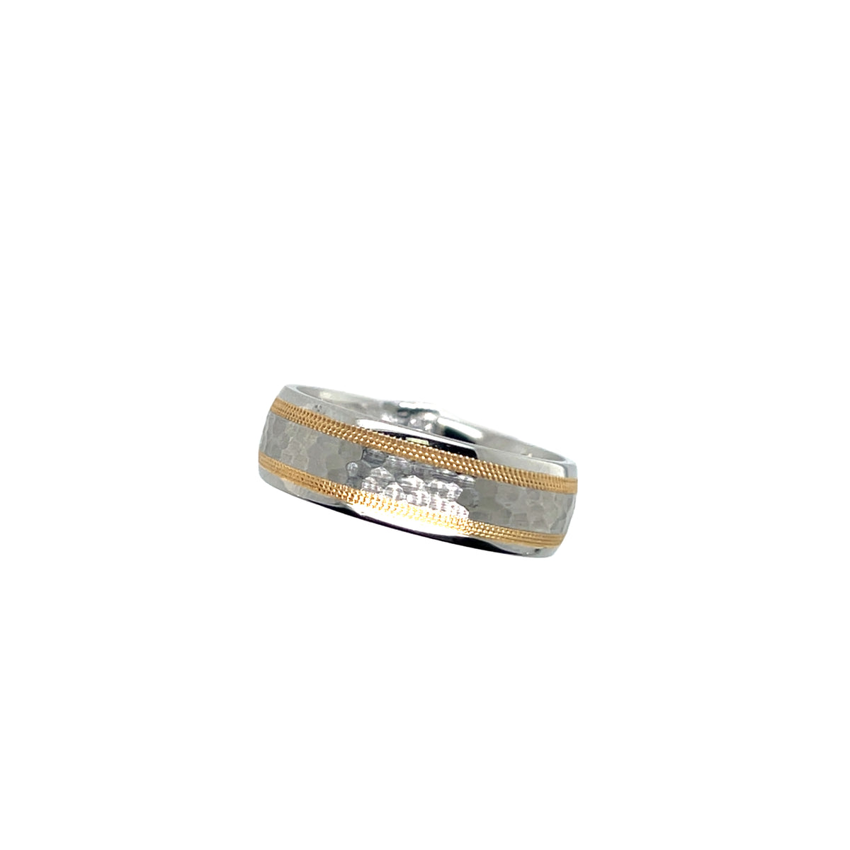 14k Yellow Gold Colbalt Chrome 7mm Ring img2