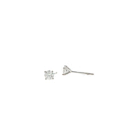 18K White Gold 4-Prong .40 Carat Martini Stud Earrings