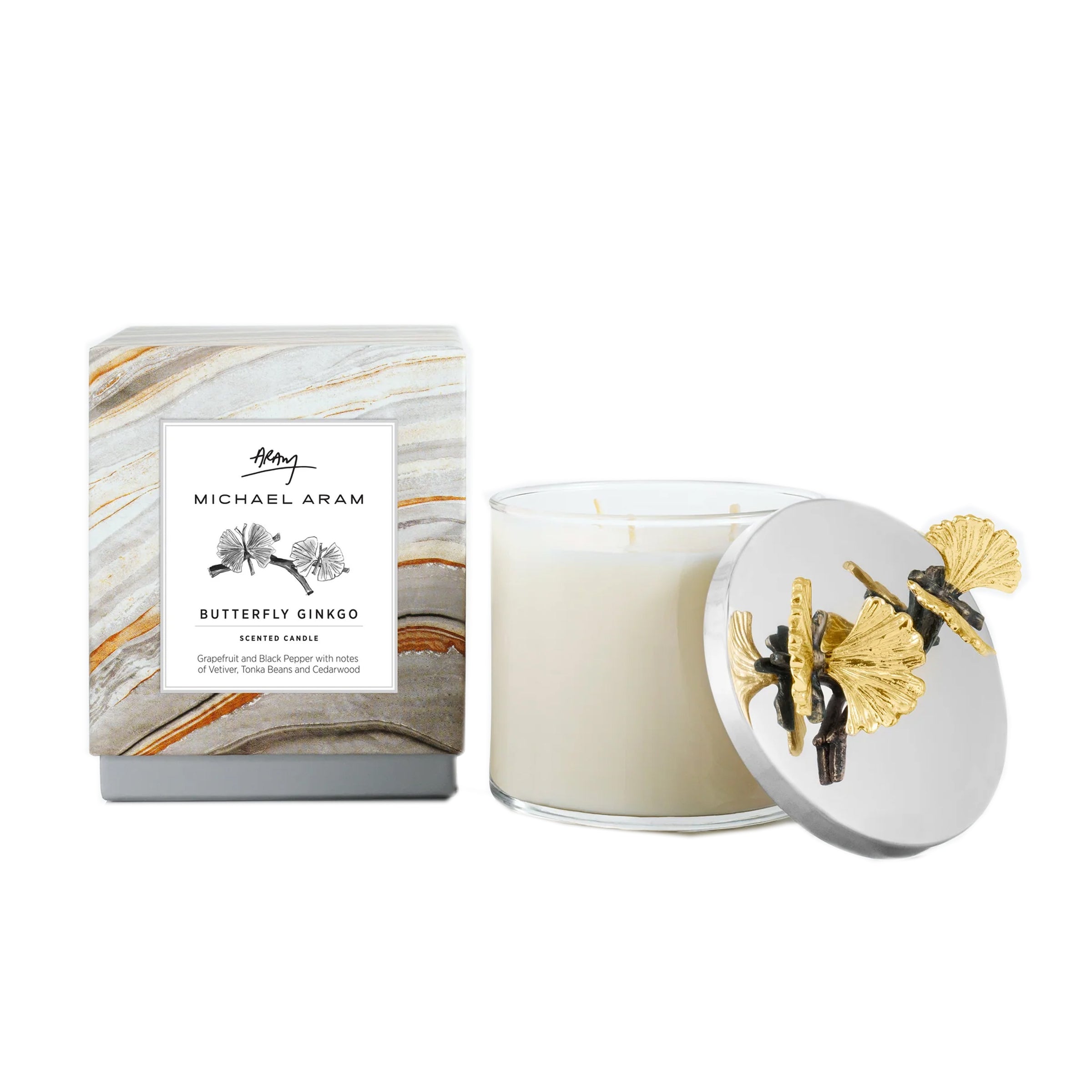 Michael Aram Butterfly Ginkgo Candle