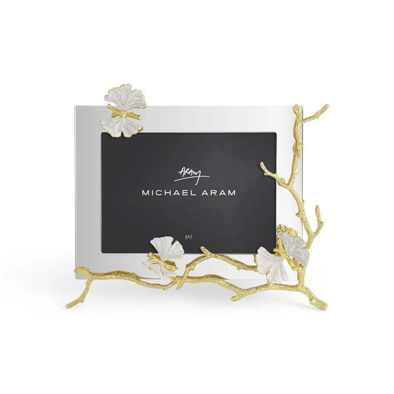 Michael Aram Butterfly Ginkgo Gold Reflective Frame 5x7 - NAGI