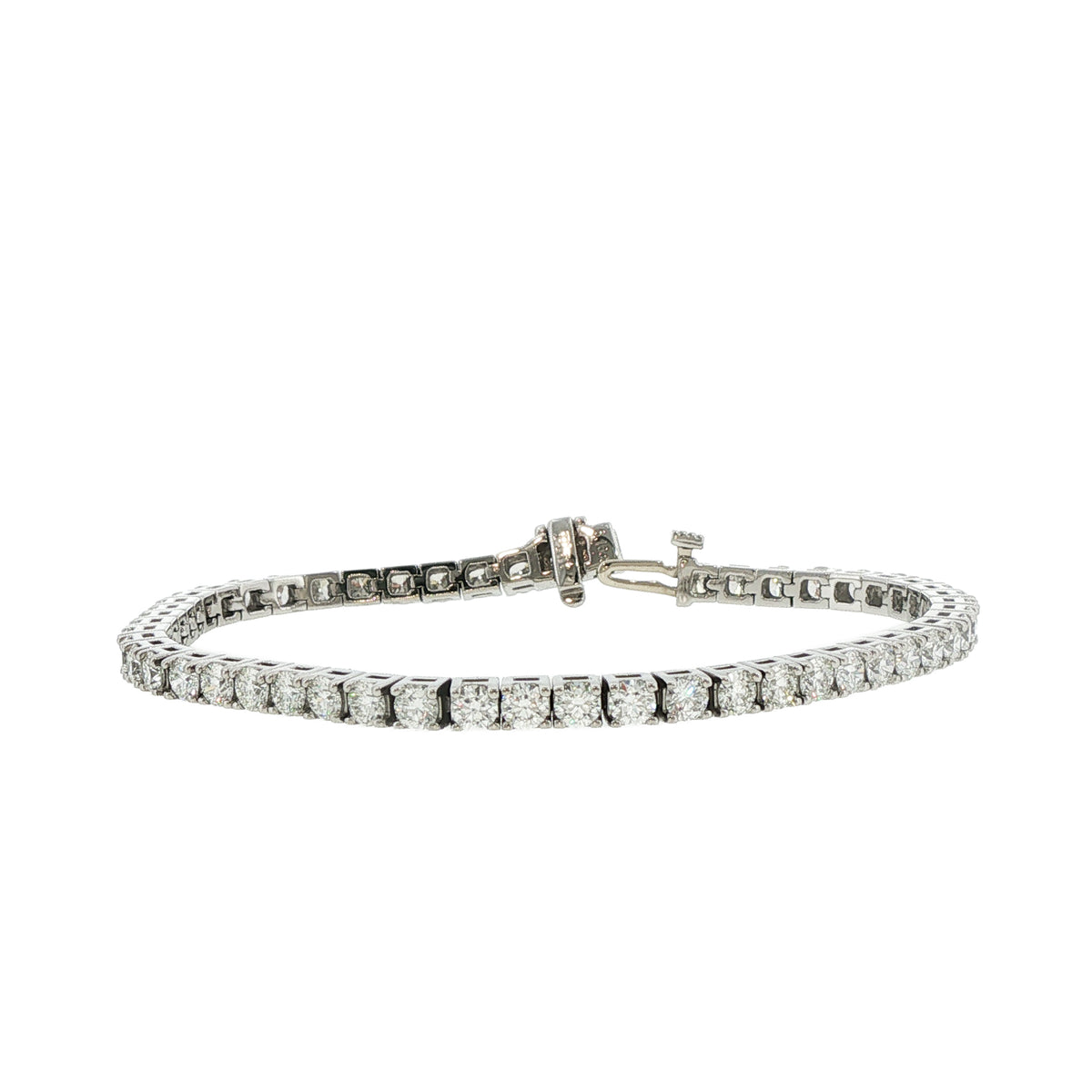 Platinum 6 Carat Diamond Tennis Bracelet