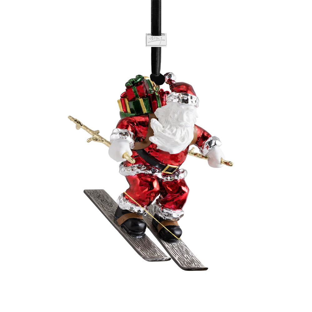 Michael Aram Skiing Santa Ornament