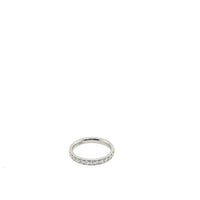 18K White Gold Pave Diamond Band .50 Carats img2