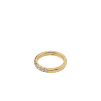 18K Yellow Gold CutDown Diamond Band .75 Carats img2