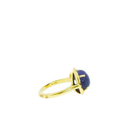 Lauren K. 18K Yellow Gold Tanzanite and Pink Sapphire Ring