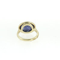 Lauren K. 18K Yellow Gold Tanzanite and Pink Sapphire Ring