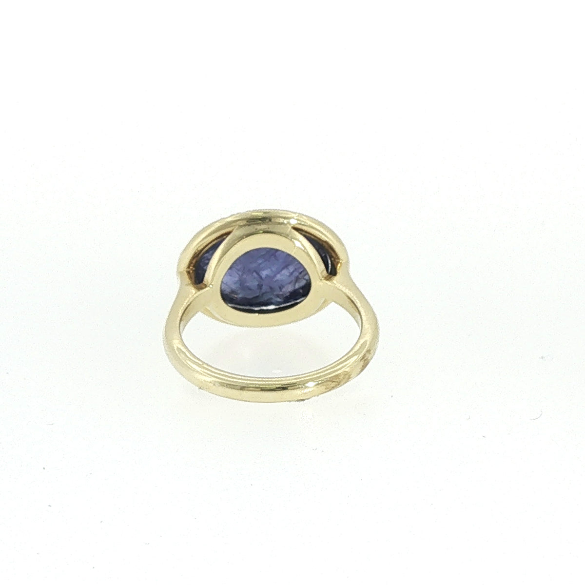 Lauren K. 18K Yellow Gold Tanzanite and Pink Sapphire Ring