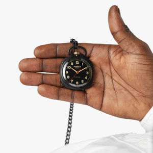 Shinola The Elijah McCoy Mechanic Pocket Watch 45mm Limited Edition