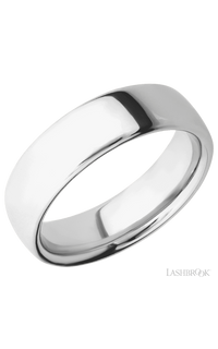 7 mm wide Ultra Comfort (our most comfortable profile) 14K White Gold band. - NAGI