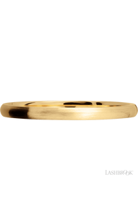 2 mm wide Domed 14K Yellow Gold band.