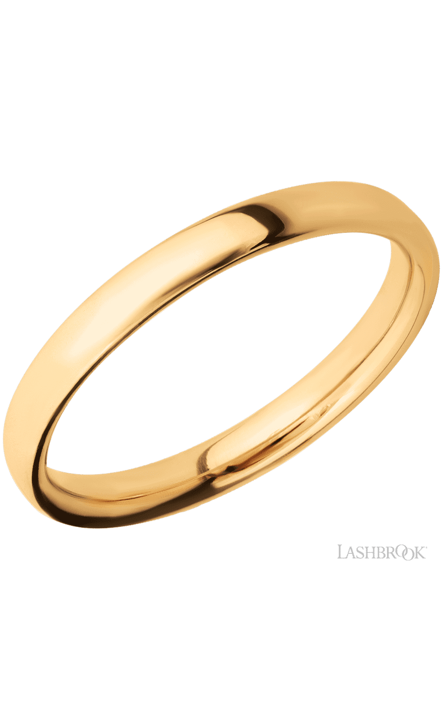 3 mm wide Ultra Comfort (our most comfortable profile) 14K Yellow Gold band.