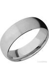 7 mm wide Domed Titanium band.
