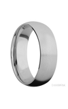 7 mm wide Domed Titanium band.
