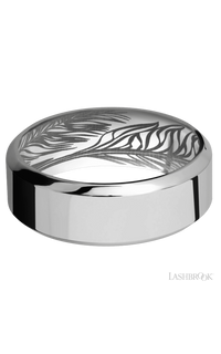 8 mm wide High Bevel Titanium band. - NAGI