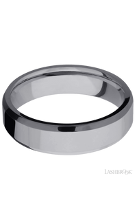 6 mm wide Beveled Tantalum band. - NAGI