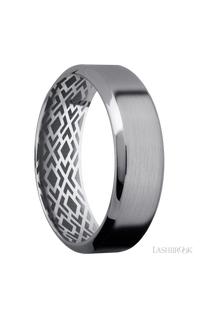 7 mm wide High Bevel Tantalum band. - NAGI