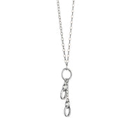 22" "Design Your Own" Short Charm Chain Necklace, 2 Charm Stations img1