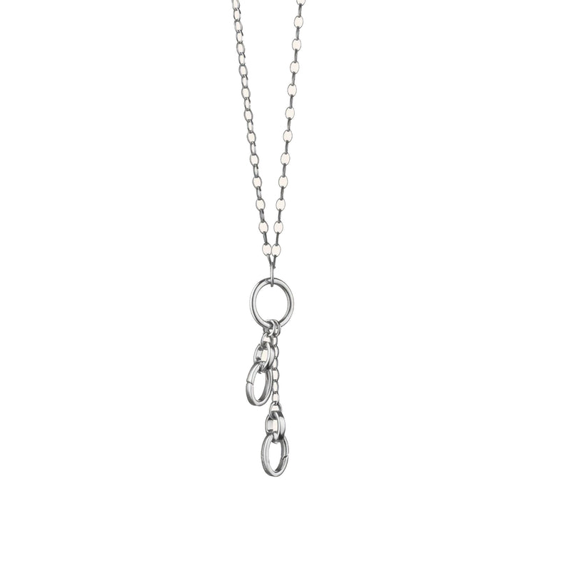 22" "Design Your Own" Short Charm Chain Necklace, 2 Charm Stations img1