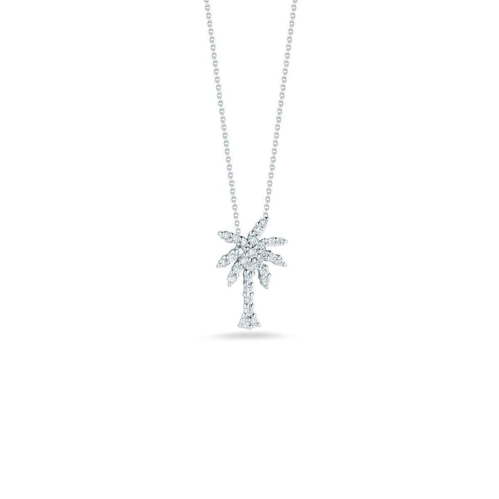 Roberto Coin 18K White Gold Palm Tree Necklace