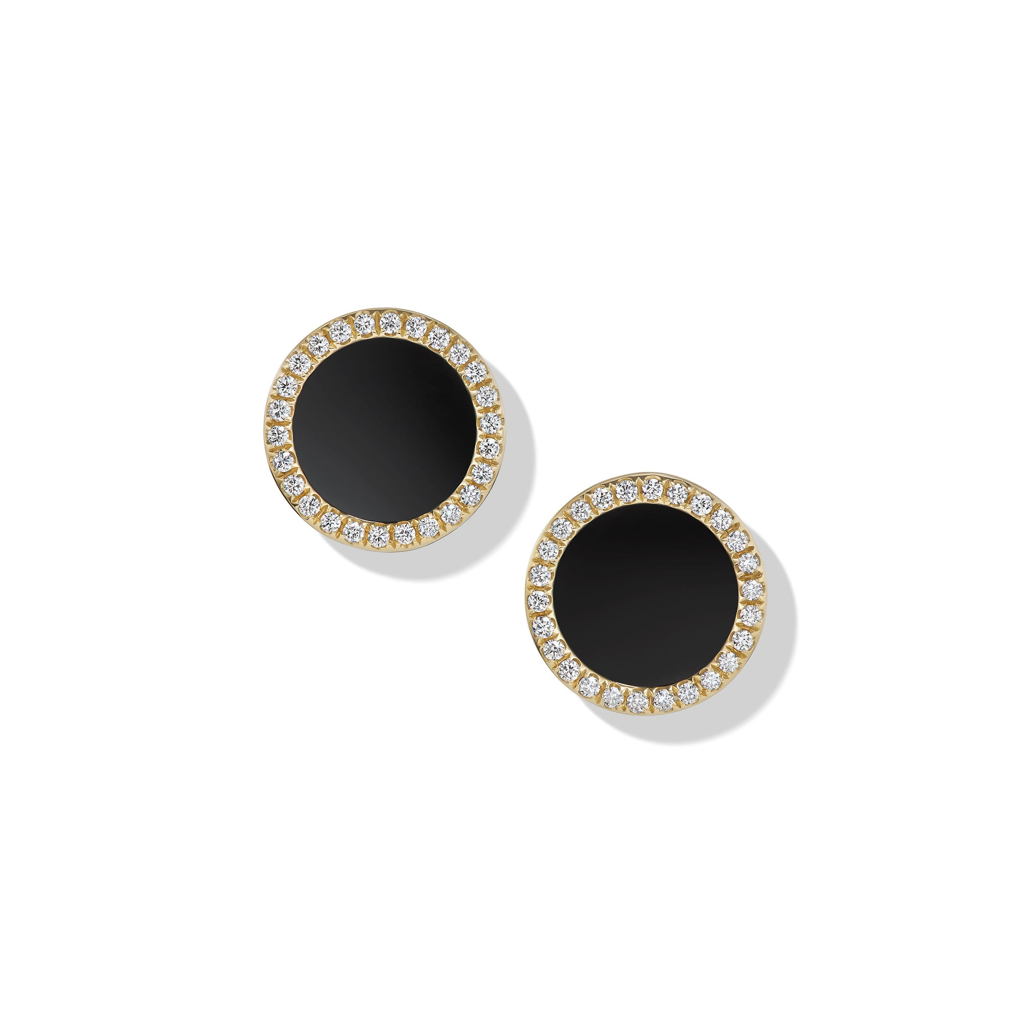 David Yurman Black Onyx Diamonds Elements stud Earrings