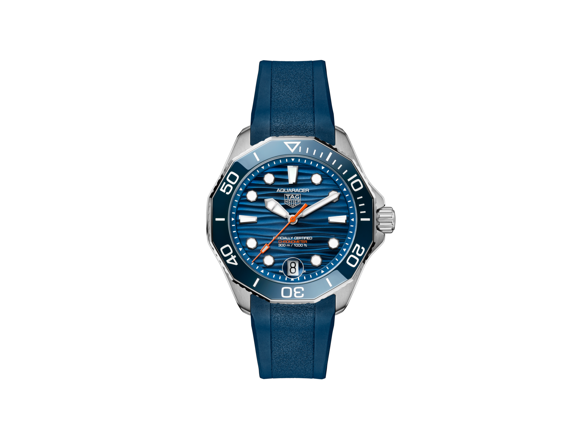 TAG Heuer 42MM Automatic Aquaracer Profesional 300 Date Blue Dial Watch