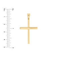 14K Yellow Gold Flat Cross
