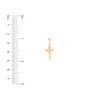 14K Yellow Gold Multiple Marquise Cross