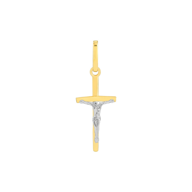 14K Two-Tone Crucifix - NAGI