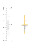 14K Two-Tone Crucifix - NAGI