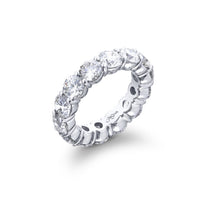 Platinum Eternity Round Diamond Band 6.72 Carats - NAGI