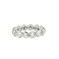 Platinum Eternity Round Diamond Band 6.72 Carats - NAGI