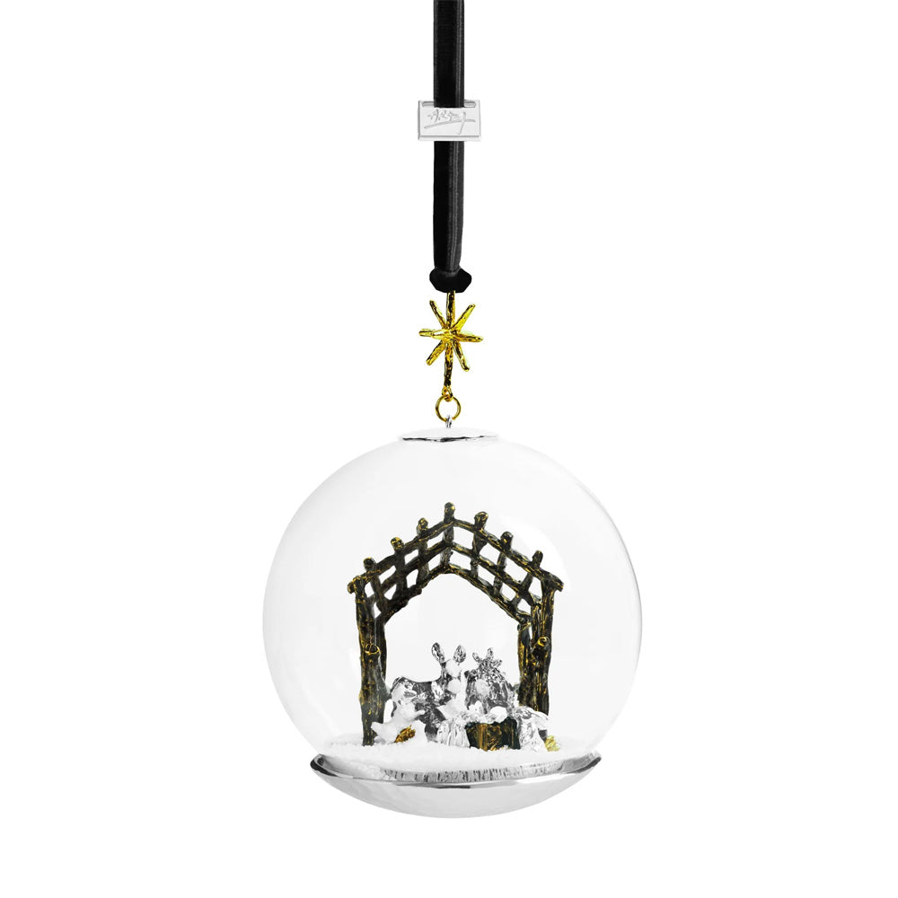 Michael Aram Manger Snow Globe Ornament
