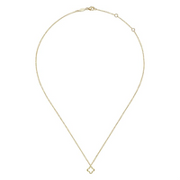 Gabriel & Co. 14K Yellow Gold Clover Necklace