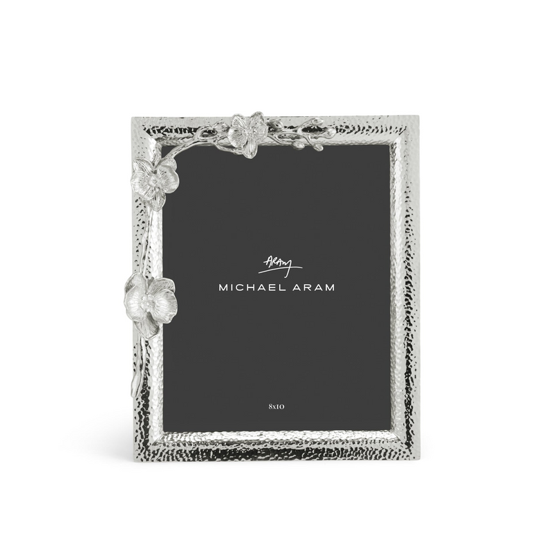 Michael Aram 8x10in White Orchid Photo Frame - NAGI