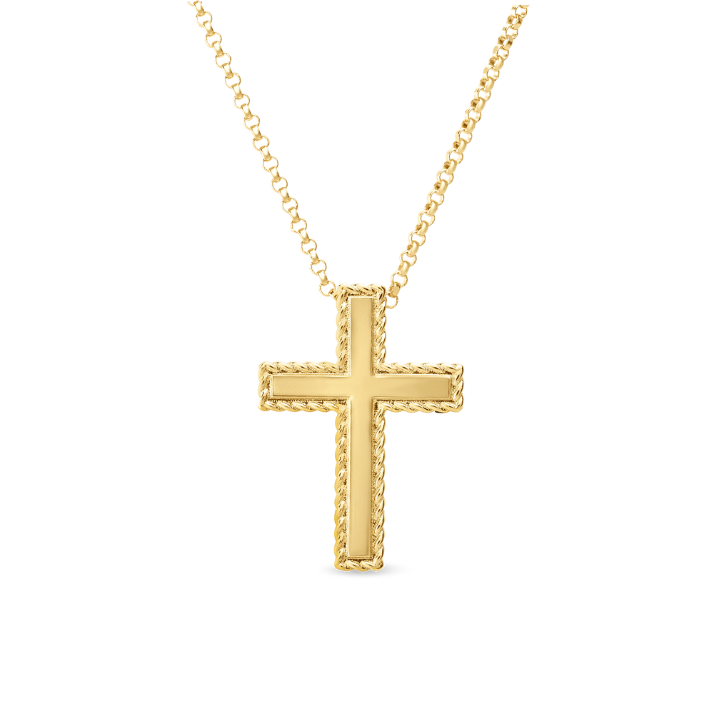 Roberto Coin 18K Yellow Gold Princess Cross Necklace