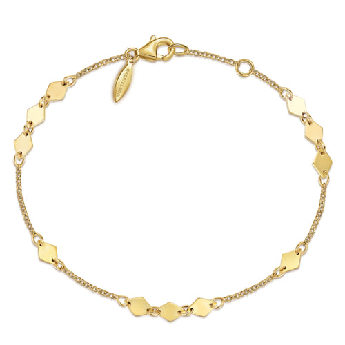 Gabriel & Co. 14K Yellow Gold Stations Bracelet - NAGI
