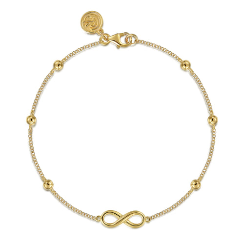 Gabriel & Co. 14K Yellow Gold Infinity Chain Bracelet - NAGI