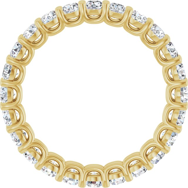 Lab Diamond Wedding Band