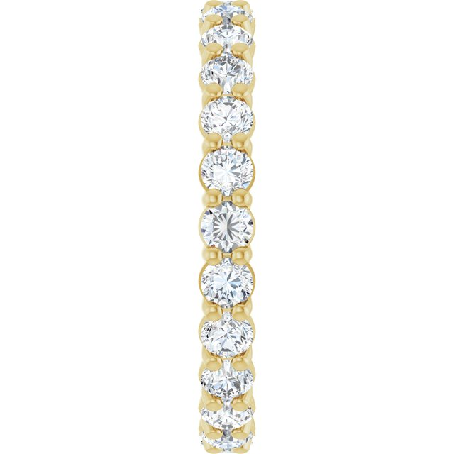 Lab Diamond Wedding Band