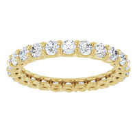 Lab Diamond Wedding Band