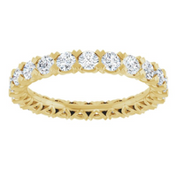 Lab Diamond Wedding Band