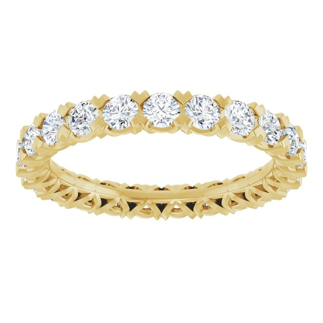 Lab Diamond Wedding Band