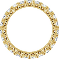 Lab Diamond Wedding Band