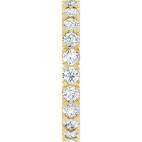 Lab Diamond Wedding Band